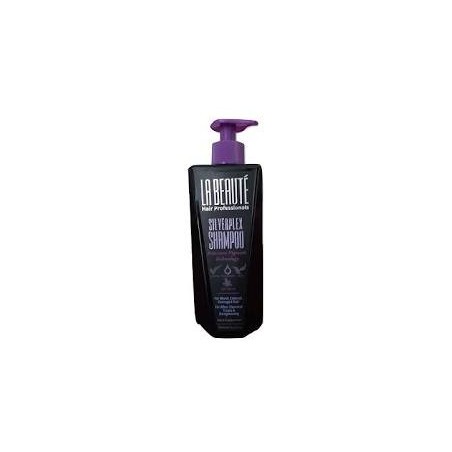 Silverplex Shampoo anti amarelo , com Plex e Queratina( cabelos descoloridos e danificados) 500ml. La Beauté Hair Professionals