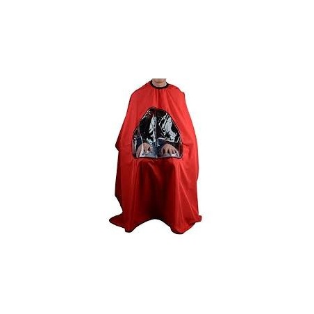 Bathrobe, protective fabric cape for color and smoothing applications