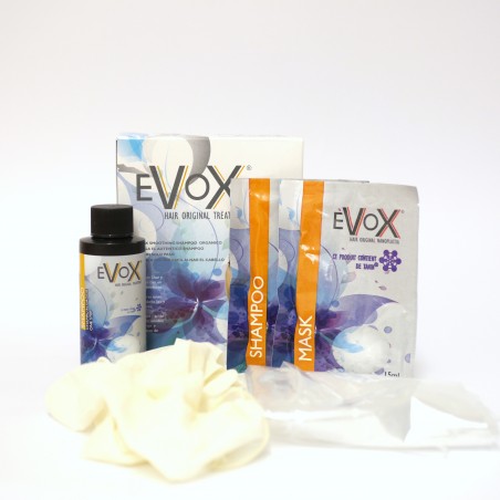 Taninoplastie Evox  Lissage au Tanin 60ml + shampooing 15 ml + Masque 15 ml