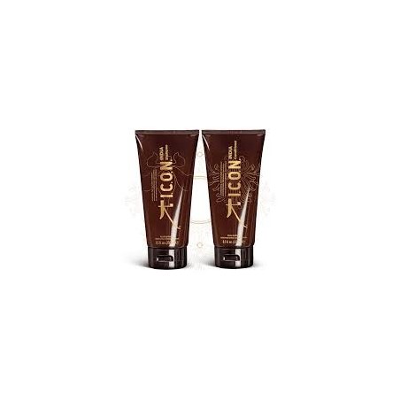 ICON Lote India Shampoo + Condicionador para cabelos encaracolados , oleo de Moringa e de Argan