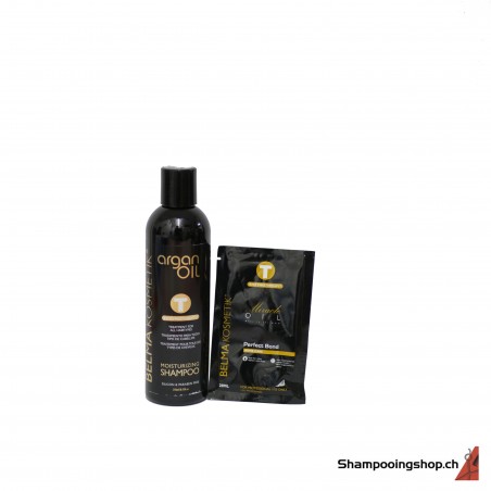 Tanino Argan Oil shampooing 250ml + 1 sachet Miracle Oil 20ml.  Belma Kosmetik