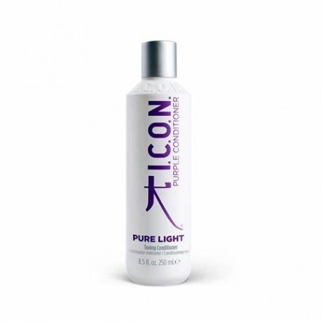 Purple ICON Toning Pure Light Conditionneur Déjaunisseur cheveux meches decolores  250ml