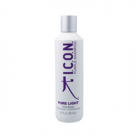 Purple ICON Champú Toning Pure Light, sin amarillo 250ml