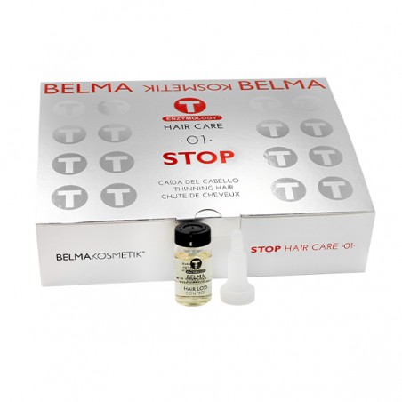 TANINO Enzymology STOP 01/  10x10ml ampoules. Hair loss. Belma Kosmetik