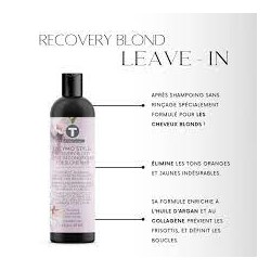 TANINO Recovery Blond Leave-in. Tratamento anti amarelo, anti frizz. 250 ml. Belma Kosmetik