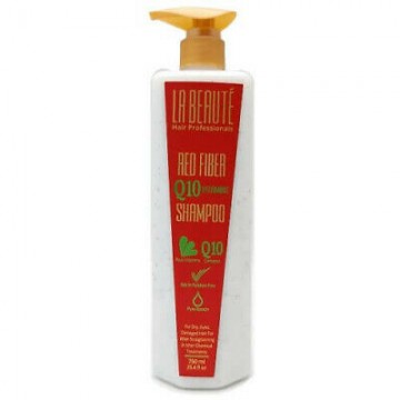 Red Fiber Q10 Shampoo damaged hair 750ml. La Beauté Hair Professionals