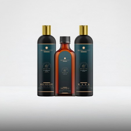 Lot Tanino Enzymotherapy Shampoo250ml, Mask 250ml, Argan Oil 100ml Belma Kosmetik