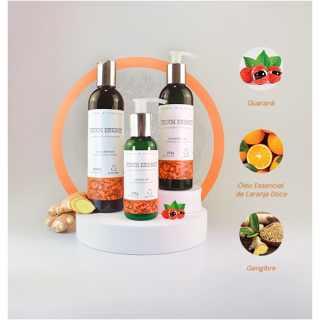 GRANDHA TOUCH ENERGY Shampoo 300ml Flores & Vegetais