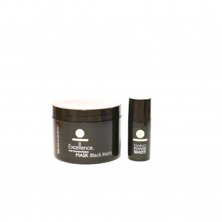 Tanino Enzimoterapia Excellence Mask máscara Black Matiz 300ml + Power Shot 15ml