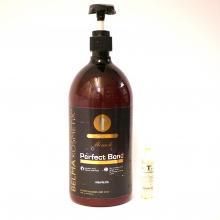 TANINO Enzimoterapia trattamento ricostruttivo, Botox Perfect Bond Miracle Oil 1000ml. Belma Kosmetik