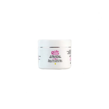 Cosmetici naturali: Balsamo labbra con olio di argan biologico e burro di karité. 15 g.